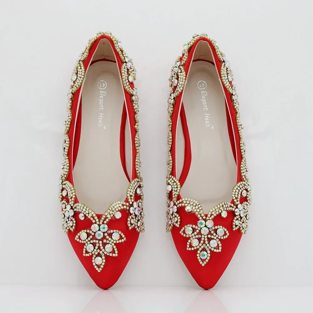 Buy Fashion pearls flower flats for women pointed toe