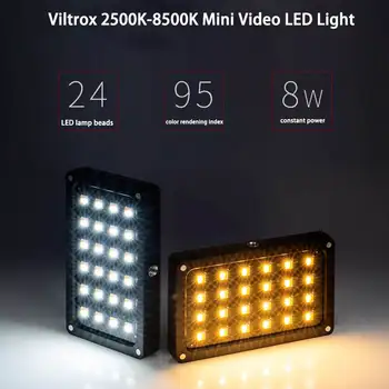 

Viltrox RB08 2500K-8500K Mini Video LED Light Portable Pocket Fill Light Built-in 3000mAh Large Capacity Battery Shooting Light
