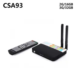 Amlogic S912 CSA93 Android 6,0 ТВ коробка 2/16 г 3/32 г двойной WI-FI BT 4,0 H.265 4 К IP