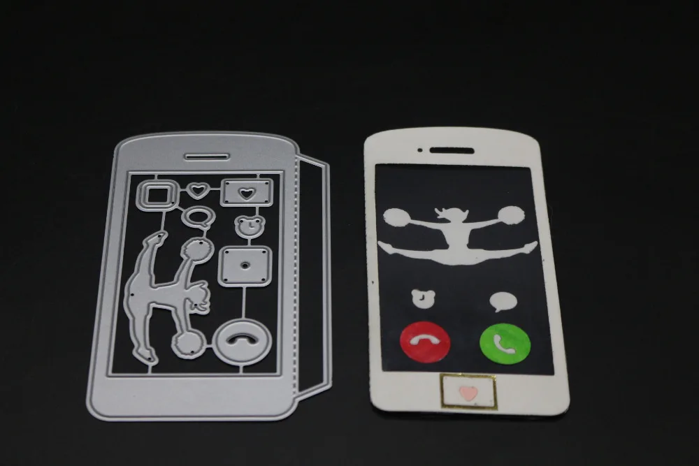 

DIY Phone Call Screen Metal Cutting Die for Scrapbooking New 2019 Die Handicraft Die Embossing Photo Birthday Christmas Card Die