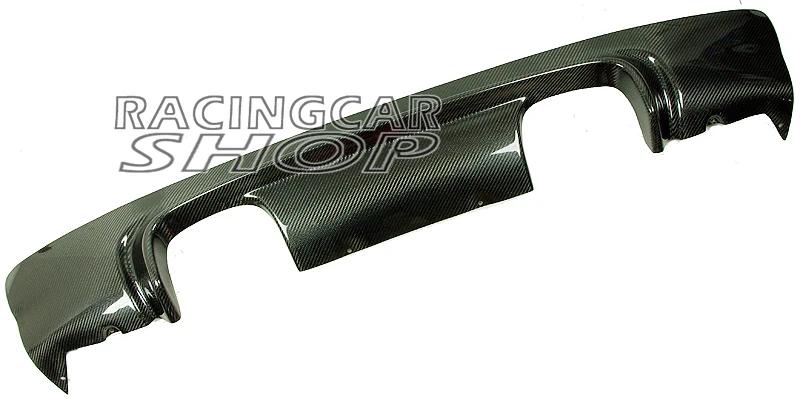 CSL STYLE FULL REAL CARBON FIBER DIFFUSER 4P EXHAUST FOR BMW 3-Series E46 M3 bumper