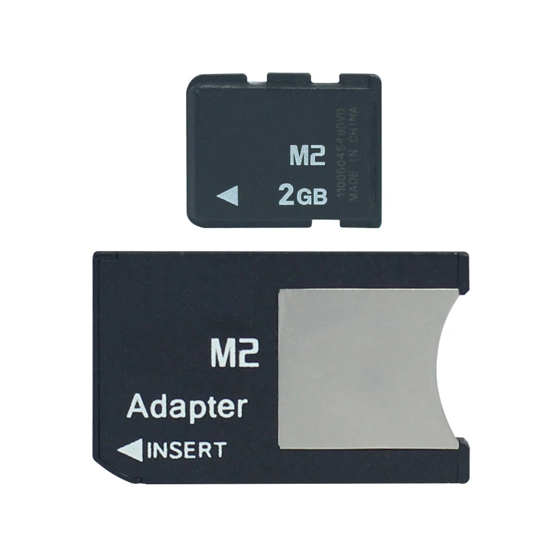 ; Лидер продаж;! M2 карта памяти 512 Мб 1 Гб 2 Гб 4 ГБ 8 ГБ карта памяти Micro с адаптером MS PRO DUO - Емкость: 2 ГБ