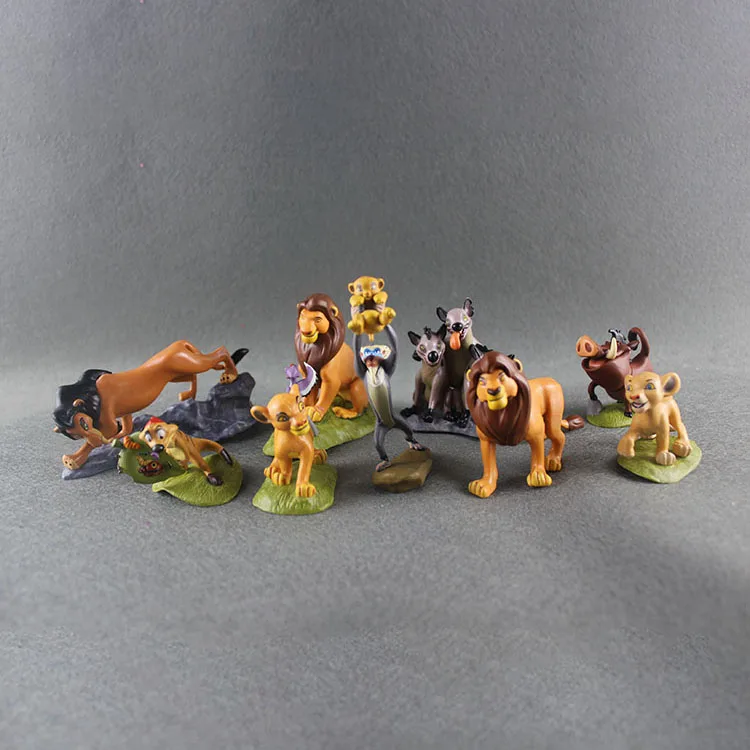 3-9cm The Lion King Simba Nala Timon Model Figure PVC Action Figures Classic Toys Best Christmas Gifts
