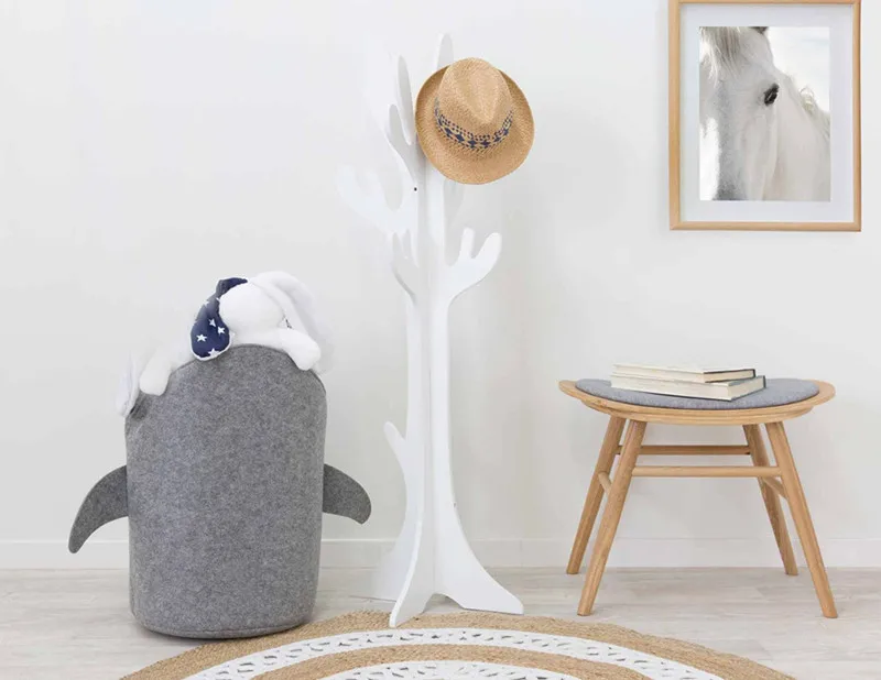 Ins Nordic Cartoon Shark Shape Collapsible Newborn Baby