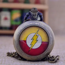 Ретро Винтажный Фильм Вспышка черный/бронза/серебро кварцевые карманные часы аналоговый кулон ожерелье унисекс Карманные и Fob часы