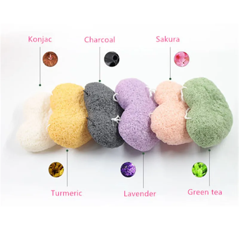 1 шт. губка Konjac Beauty Essentials 100% натуральный спонж Конняку очиститель пор для лица