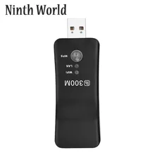 300 Мбит/с беспроводной сети в LAN адаптер WiFi мост USB ключ для sony Smart tv, Blu-Ray плеер сетевой адаптер