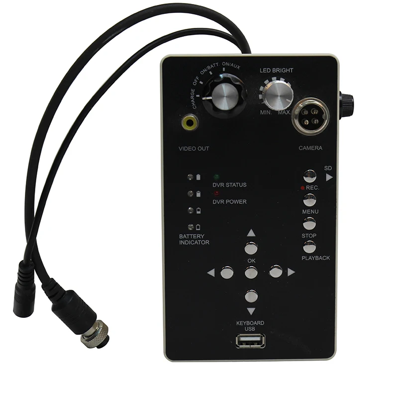 

Control Box DVR For Pipeline Inspection Snake Camera Pipe Drain Camera DVR Controller USB Stick Port Keyboard Function