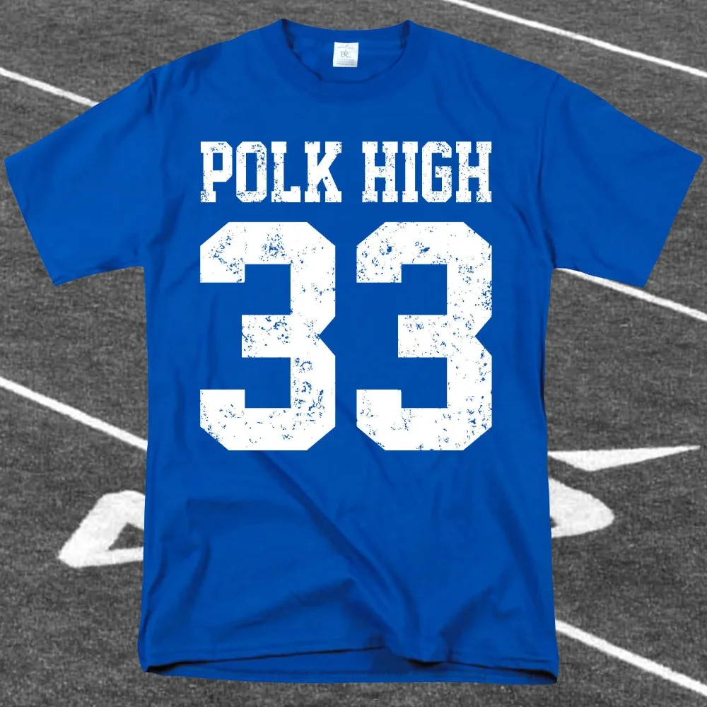 Мужская футболка 2019 модная мужская Polk High 33 для футбола Винтажная Футболка Kult
