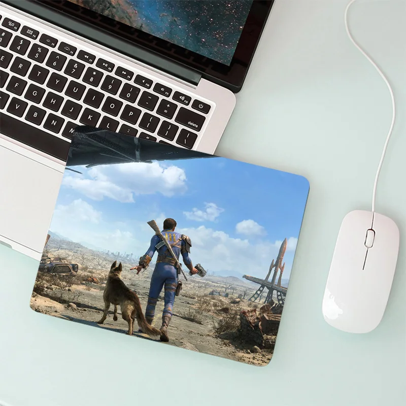 

18x22cm Small Size Fallout mousepad otaku For Laptop desk mat Speed Gamer gaming mouse pad Best gift notebook pc accessories