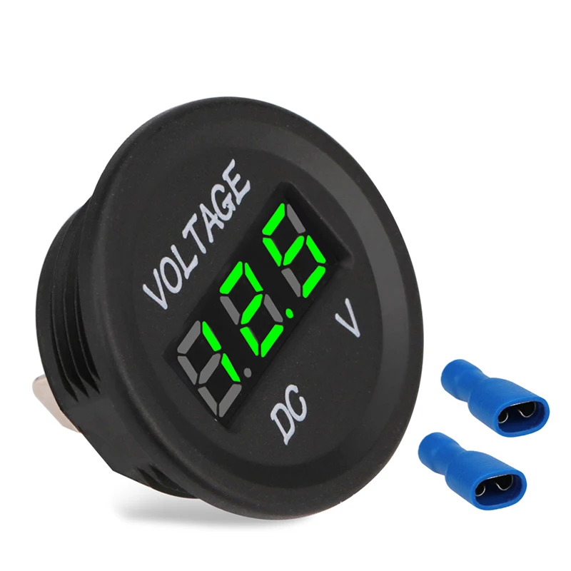 

Waterproof Motorcycle Voltmeter Gauge DC 12V 24V Digital Car Volt Meter 12v For Motorbike