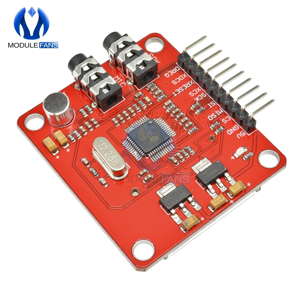 VS1053 VS1053B модуль MP3 для Arduino UNO коммутационная плата со слотом SD карты Ogg Запись в