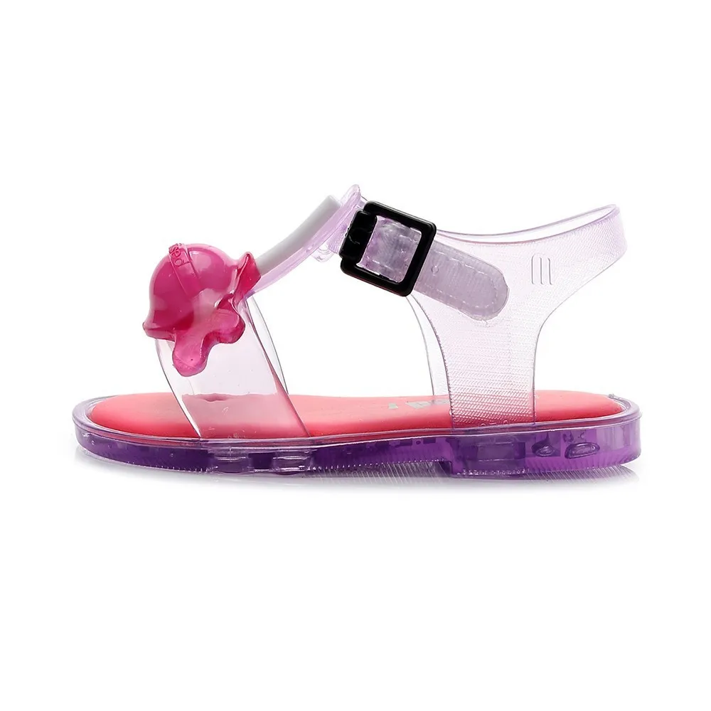 Мини сандалии Melissa с 3D леденцами Новинка лета 2019 желейные туфли для девочек
