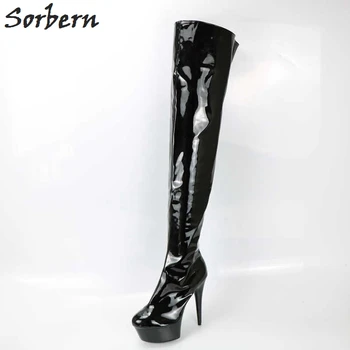 

Sorbern Sexy Fetish High Heel Shoes Women Over The Knee Boots For Women Super High Heels Comfortable Ladies Heels Boots Lady