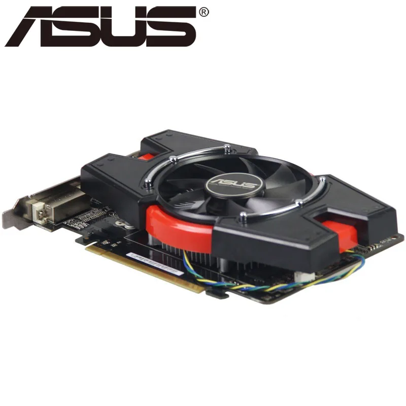 ASUS Graphics Card HD 7750 1GB 128Bit GDDR5 Video Cards for ATI Radeon HD7750 VGA Cards Used Equivalent GTX 750 GTX650 Ti graphics card for desktop