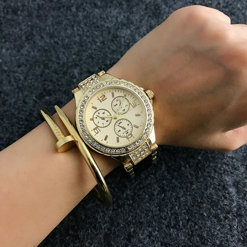 

CONTENA Fashion Bracelet Wrist Watch Women Watches Top Brand Luxury Crystal Women's Watches Clock saat relogio feminino montre