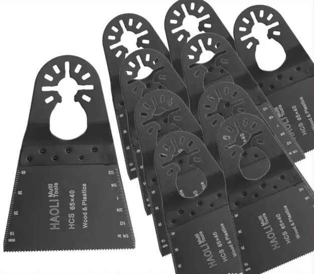 quick change 10 pcs 65mm standard oscillating tool saw blades for Multifunction power tool as