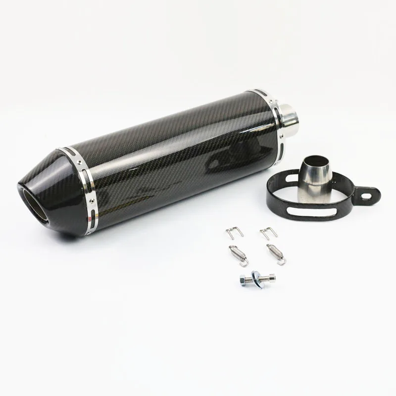 38 51MM Carbon Fiber 470mm Length Motorcycle Exhaust Universal Exhaust