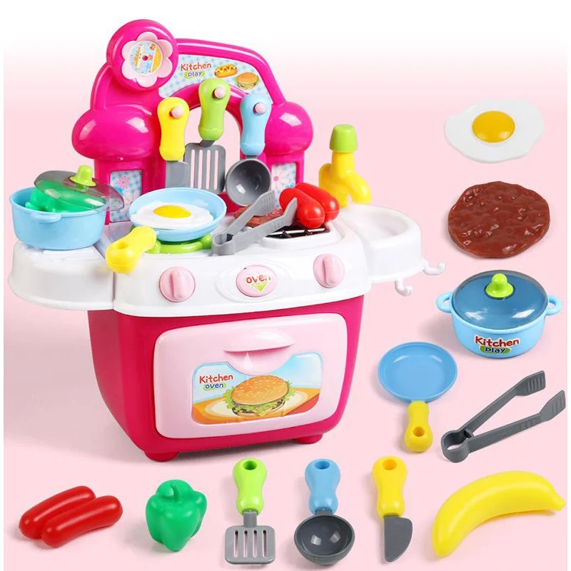 Children Pretend Kitchen Toys Circular Pumping Watertap Cooking Tools