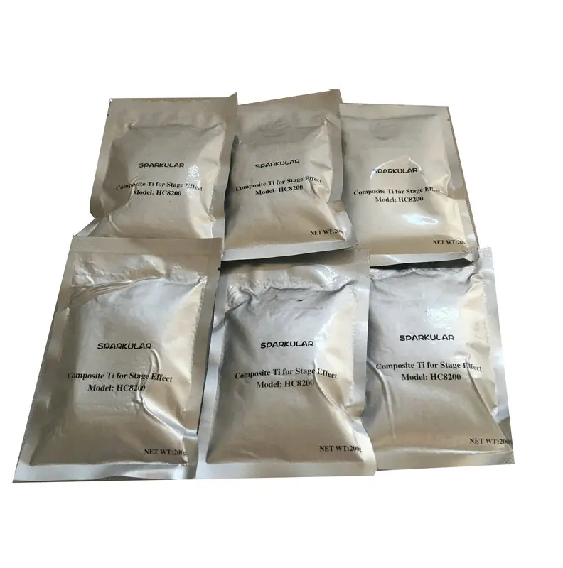 Showen Sparkular 1-5M DMX Spark Machine Powder 200G/bag for Stage Cold spark machine 120G Fireworks TItanium Metal Powder Showen Sparkular 1-5M DMX Spark Machine Powder 200G/bag for Stage Cold spark machine 120G Fireworks TItanium Metal Powder