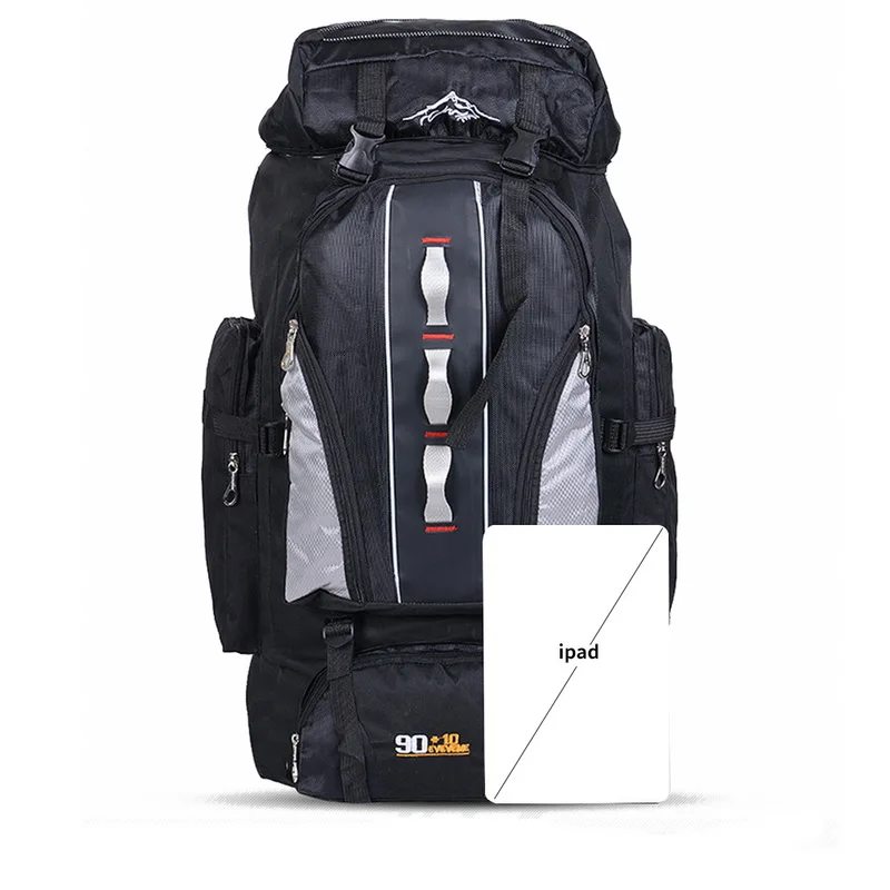 SHUJIN 100L мужской рюкзак для альпинизма водонепроницаемый походный большой мужской рюкзак на молнии женская сумка для спортивной обуви