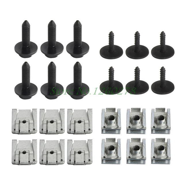 Engine Undertray/Under Cover Clips Screws For Mercedes Benz C Class