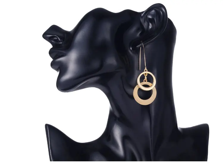 Shineland Новое поступление bijoux/трендовые/розовое bijoux сплав пирсинг Circel серьги для