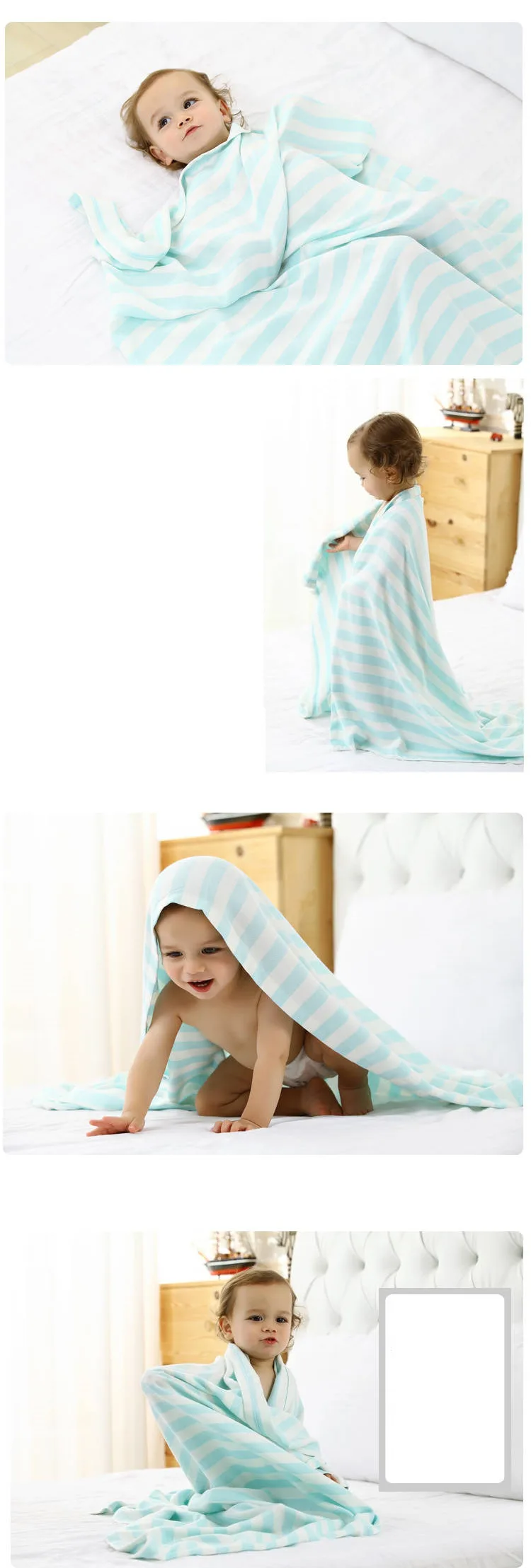 Весенне-летнее одеяло из шелка со льдом для младенцев, бамбуковое волокно, детское полотенце для сна, Новая удобная детская коляска одеяло для пеленания
