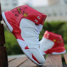 Мужская дышащая Баскетбольная обувь, спортивные уличные кроссовки, амортизирующие кроссовки для баскетбола, мужские кроссовки с высоким берцем, дышащая Спортивная обувь