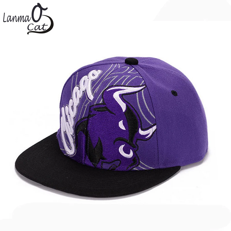 

Men's Cap With Straight Visor Hip Hop Snapback Men Caps Cow Embroidered Baseball Man Cap Summer Man Cap Cool Hat Free Shipping