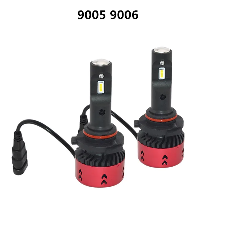 Новинка 55 Вт V6 H4 H7 H8 H11 H15 5202 9005 9006 9012 D2S PSX24W PSX26W светодиодные лампы для
