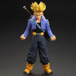 Новый Super Saiyan Trunks фигурку 27 см Dragon Ball Z 11 дюймов ПВХ модельные детские игрушки Фигурки Коллекционная игрушка в подарок