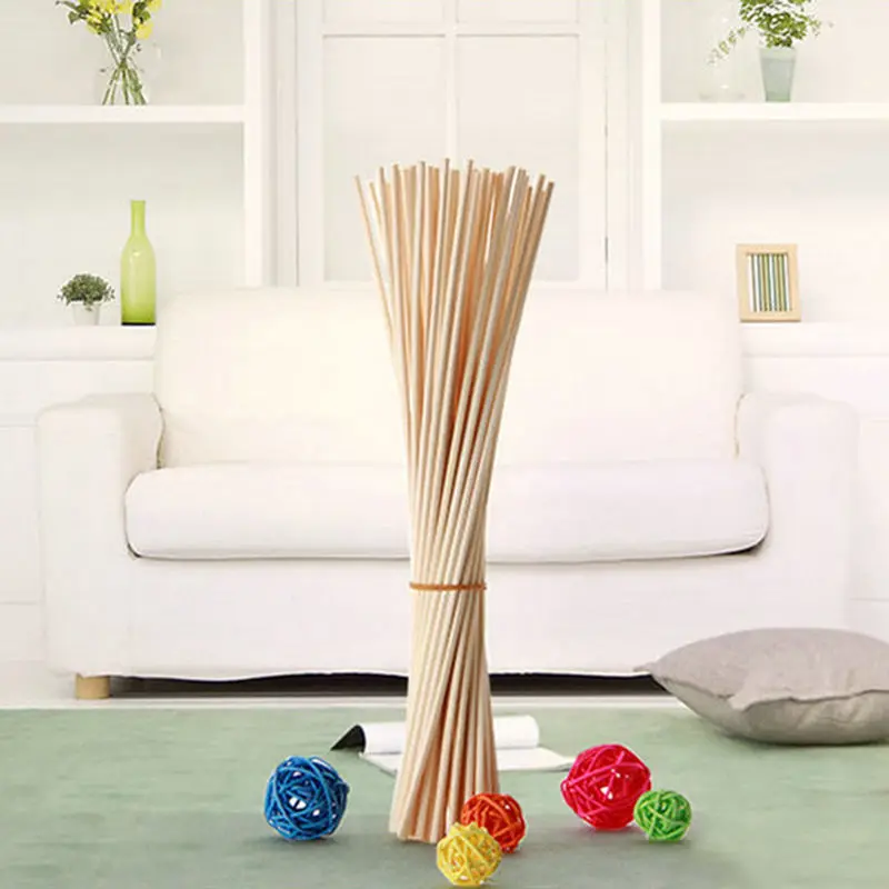 30Pcs/100Pcs Natural Reed Fragrance Aroma Oil Diffuser Rattan Sticks New 20 cm