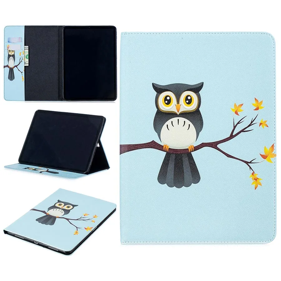 Case For iPad Pro 11 2018 Printed PU Leather Smart Cover Auto Sleep Wake Wallet Card Slot Flip Stand Case for iPad Pro 11 inch (124)