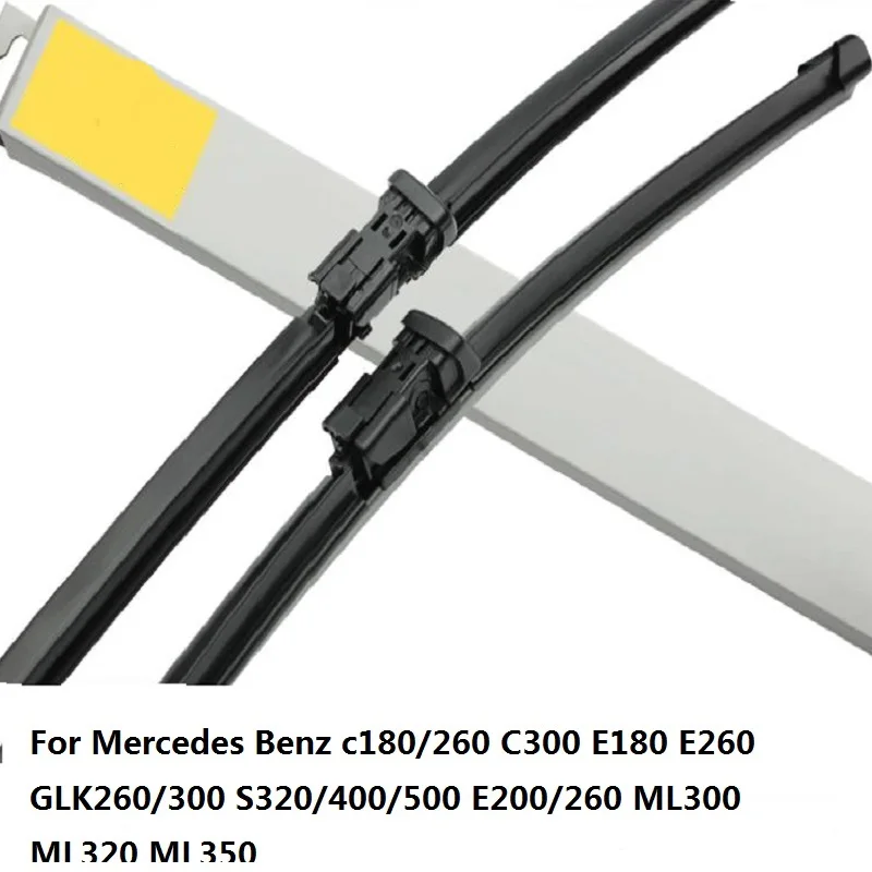 2pieces/set Wiper Blades soft Special wiper for Mercedes Benz C180/260