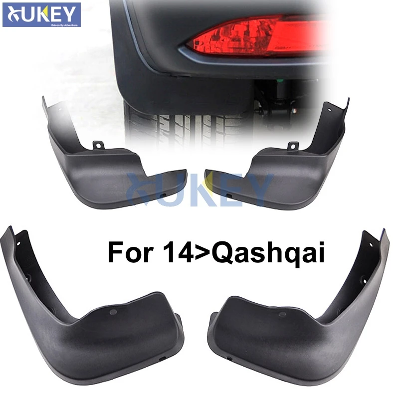

For Nissan Qashqai J11 2014 2015 2016 2017 Mudflaps Splash Guards Mud Flap Mudguards Fender Front Rear Set Molded Car Mud Flaps