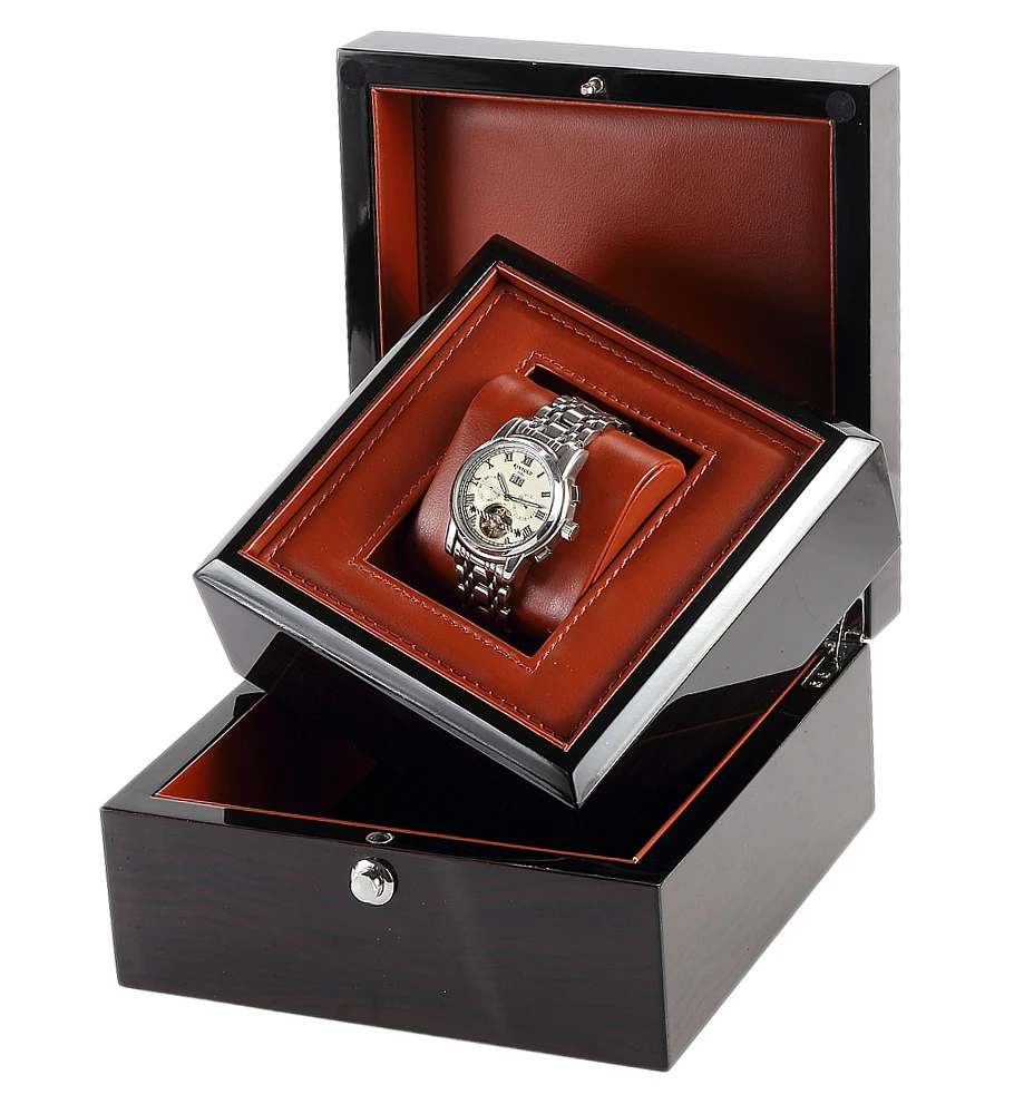 Luxury Presentation Classic Fashion High Glossy Lacquered Wooden Watch