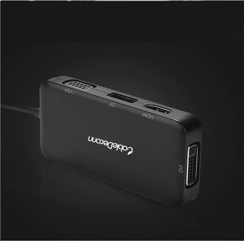 TYPE C концентратор USB C к HDMI 4K VGA DP DVI конвертер USB C к DisplayPort 4K 60HZ VGA DVI адаптер для Macbook Dell Thunderbolt Dock