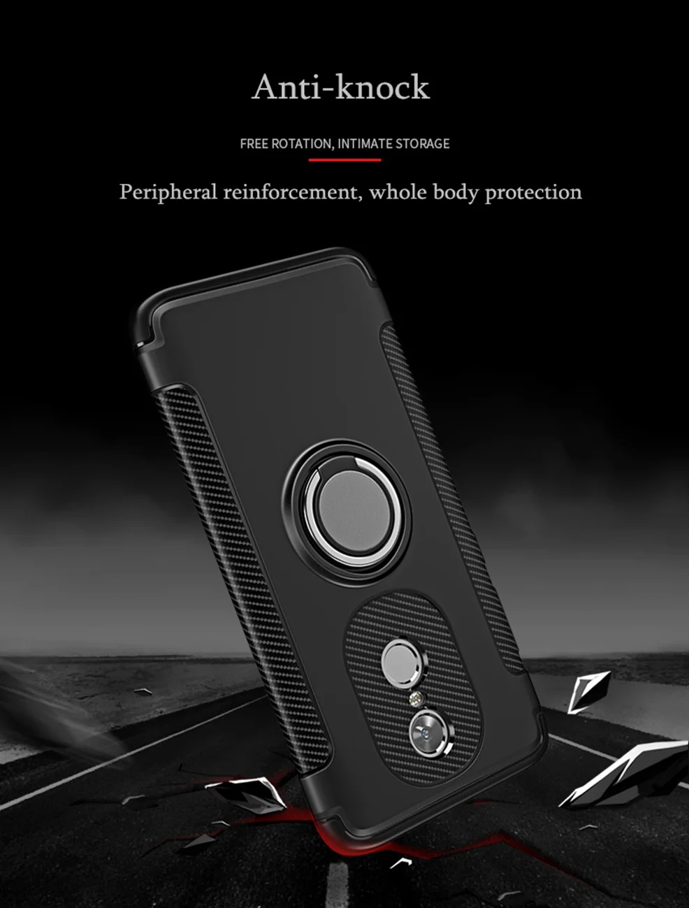 for Xiaomi Redmi Note 4X Case Ring Magnetic Xiomi Mi 6 A1 Mix 2S 2 6X Cover Redmi 4A 3 3S 4 Pro Note 4 5 Plus 5A Case Armor 32gb (4)