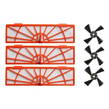 

6PCS Filter Side Brush for Neato Botvac 70e 75 80 85 Vacuum Cleaner Parts