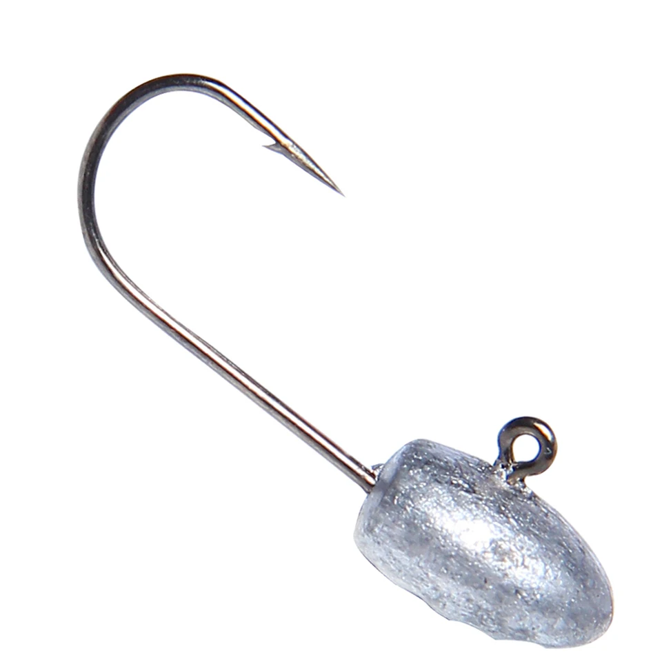 GoByGo 20Pcs/Lot Exposed Lead Jig Head 27mm 3g Barbed Hook Soft Lure Jigging Hook Fishing Hooks Fishing Tackle WLHO04 GoByGo 20Pcs/Lot Exposed Lead Jig Head 27mm 3g Barbed Hook Soft Lure Jigging Hook Fishing Hooks Fishing Tackle WLHO04