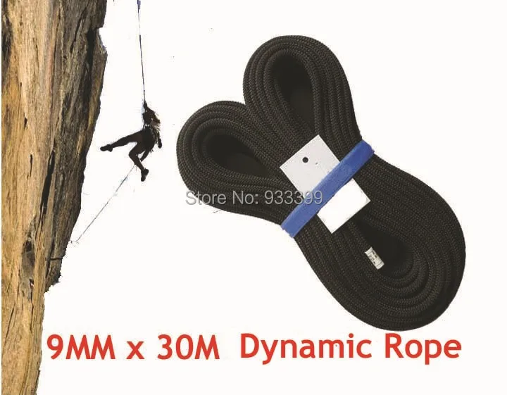 9 mm Rock Climbing Rope Dynamic Rope With CE certificated 30M/Lotin
