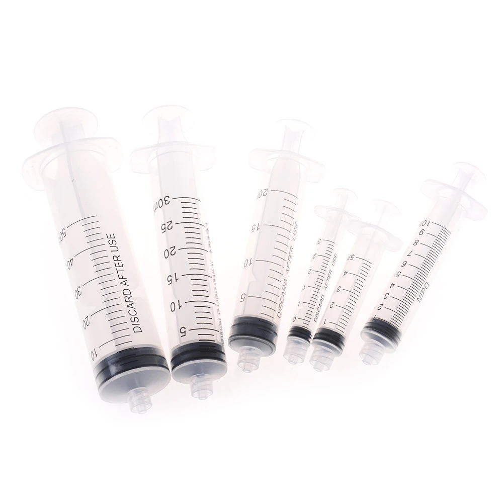 

Reusable Small Hydroponics 3/5/10/20/30/50ML Plastic Nutrient Sterile Health Measuring Syringe Tools Cat Feeding Accessories