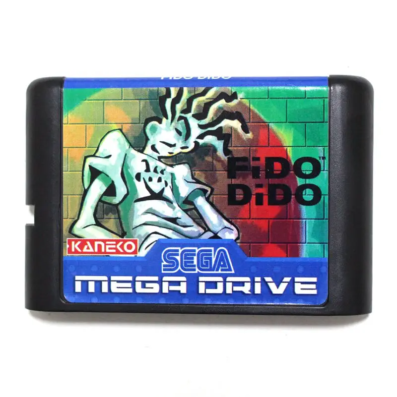 Fido Dido 16 бит MD карточная игра для Sega Mega Drive для Genesis