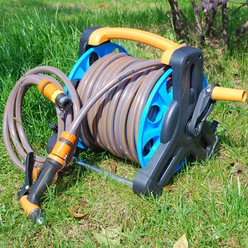 

Garden Hose Reel Stand Water Pipe Storage Rack Cart Holder Bracket for 35m 1/2 Inch Hose Drop shipping