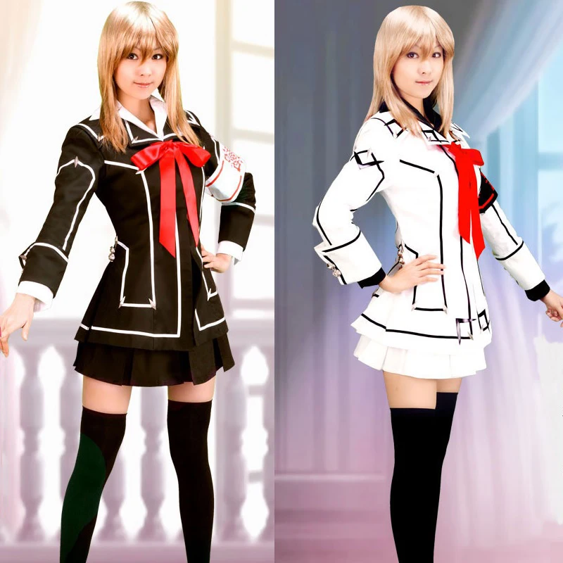 

Vampire Knight Cosplay Costume Kuran Yuki Kurosu Yuki Luca Souen Uniform Anime Cosplay Women Costumes Dress Outfits Full Set