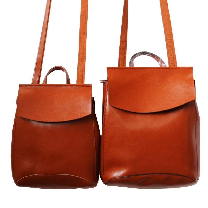 Fashion Women Backpack Split Leather Back pack Purse leather bag Shoulders Bag women rucksack travel bagpack