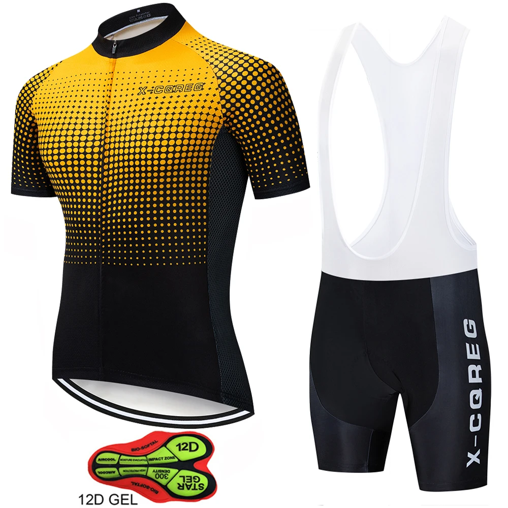 

2019 X-CQREG Pro Team Cycling jersey 12D GEL Bike Shorts Sets Mens Ropa Ciclismo Maillot Culotte Biycling Top Bottoms Suit