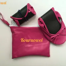 Мягкие Балетные костюмы Обувь Тип и резиновая подошва Материал складной квартиры свадебный подарок для гостей