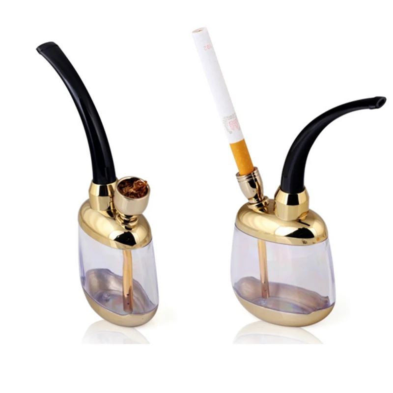 1Pcs Glass Smoking Water Spoons Pipe Hookah Bicirculation Filter